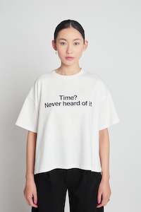 Womenswear: Time loop tee