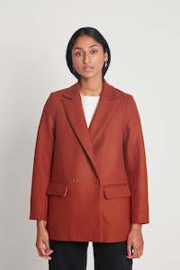 Womenswear: Virgo blazer - Rust