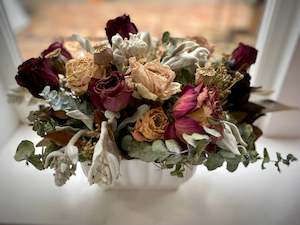 Florist: Dried Rose Arrangement