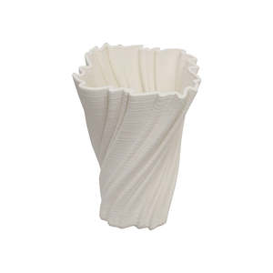 3D-printed Porcelain Vase Style 9