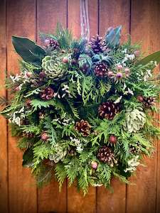 Florist: Xmas Foliage Wreath