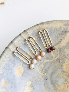 Water Pearl Droplet Earrings Twigg Jewellery