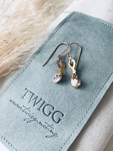 Tudor Pearl Droplet Earrings Twigg Jewellery