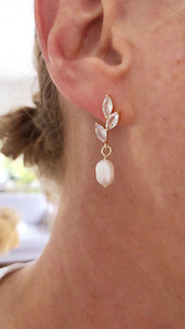 Ever After Crystal Droplet Earrings Twigg Jewellery