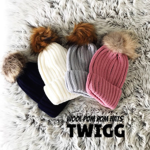 Fur Pom Pom Hat