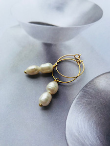 Jewellery: Stacey Pearl Stack Earrings Twigg Jewellery