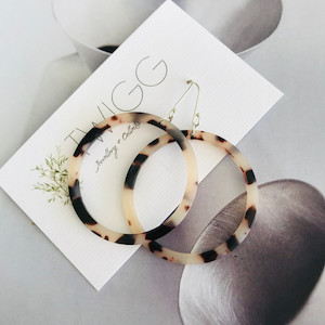 Jewellery: Infinity Tortoiseshell Earrings Twigg Jewellery