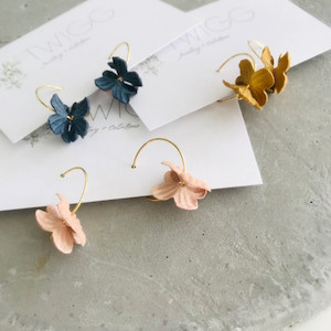 Jewellery: Paper Flower Earrings Twigg Jewellery