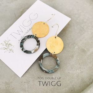 FOG Double Drop Earrings Twigg Jewellery