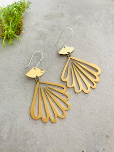 CHEMISTRY Fan Tail Earrings Twigg Jewellery