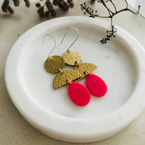 POLLY Fushia Earrings Twigg Jewellery