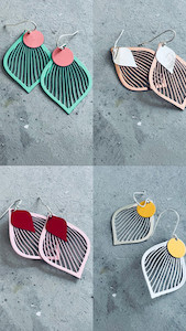 Jewellery: Summer Leaf Tear Earrings Twigg Jewellery