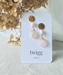 Kara Droplet Pearl Earrings Twigg Jewellery