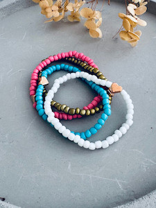 Summer Bead Bracelet Set Twigg Jewellery