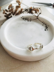 Jewellery: Sterling Silver Snaffle Ring Twigg Jewellery