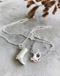 Cowboy Boot Necklace Twigg Jewellery