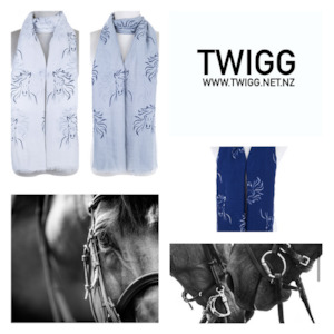 Horse HOY Scarf Twigg Jewellery