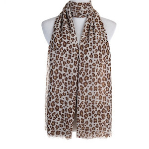 Jewellery: Leopard All Over Scarf Twigg Jewellery