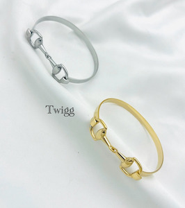 Stainless steel bit bracelet Twigg Jewellery