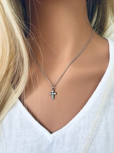 Jewellery: Soft Cross Necklace Twigg Jewellery