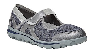 Shoe: Propet WAA003J Onalee Blue and Silver in a WD Width