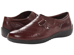 Walking Cradle Claudia Brown Leather Shoe in a W and a WW Width