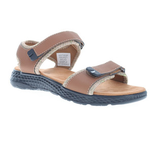 Propet Travel Activ WST053P Aspire Tan/Summer Sandal in a WD and 2E Width