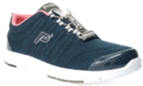 Propet Travel Walker Navy/Melon W3239 Shoe in a WD and a 2E