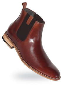 Slatters Nepal Brown Mens Dress Boot