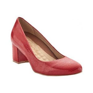 Shoe: Walking Cradles Jessica Red High Heel in a W and WW Width