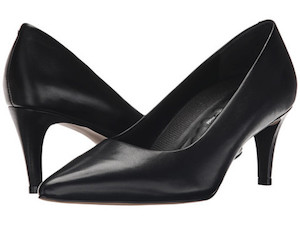 Walking Cradle Sophia Black High Heel in a W and WW Width