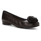 Mark Lemp Classic Melissa Black Flat Dress Shoe in a W and WW Width