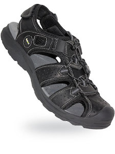 Slatters Vapor Black Sandal