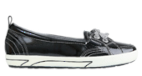 FRANKiE4 SOPHiE II Active Black Patent Slip-on Shoe