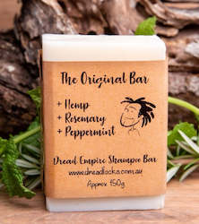 Hemp, rosemary and peppermint shampoo bar