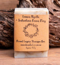 Jewellery: lemon myrtle and australian green clay shampoo bar