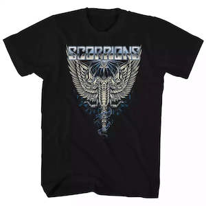 Scorpions - Angel Logo - Black T-Shirt