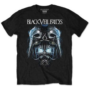 Black Veil Brides - Metal Masks - Black T-Shirt