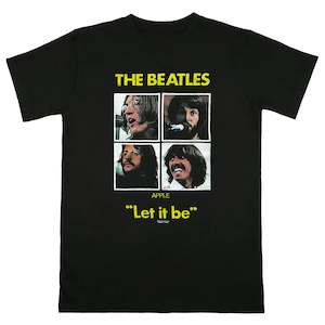 The Beatles - Let It Be - Black T-Shirt