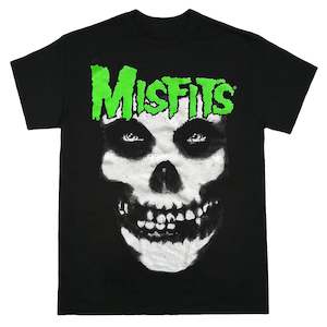 Clothing: Misfits - Jurek Skull - Black T-Shirt