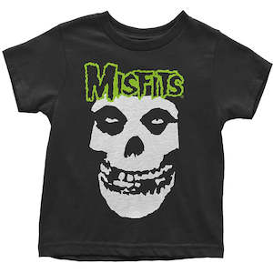 Misfits - Skull and Logo - Toddler Black T-Shirt