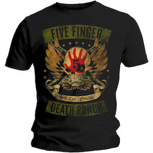 Five Finger Death Punch - Locked & Loaded - Black T-Shirt