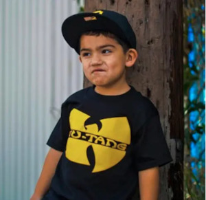 Clothing: Wu-Tang Clan - Classic Logo - Kids Black T-Shirt