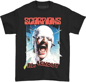 Scorpions - Blackout (Album Cover) Official - Black T-Shirt