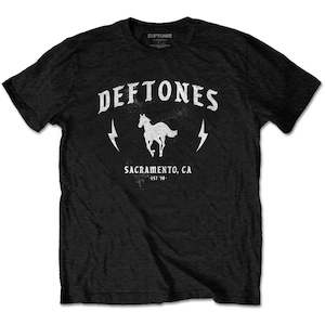 Clothing: Deftones - Electric Pony - Black T-Shirt