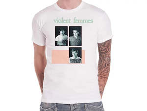 Violent Femmes - Vintage Band Photo - White T-Shirt