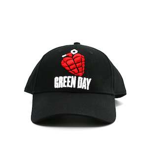 Clothing: Green Day - Grenade - Black Baseball Cap