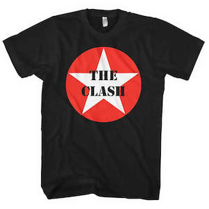 The Clash - Star Badge - Black T-Shirt