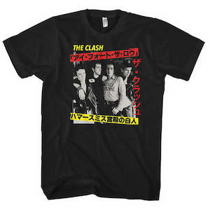 The Clash - Kanji Red - Black T-Shirt