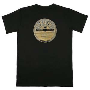 Johnny Cash - Sun Records - Black T-Shirt